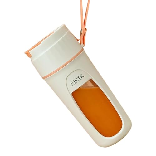 Batidora portátil – Vaso de viaje impermeable de alimentación 340 ml | Blender personal compacto 3000 mAh para bebidas glácteas Rafting Gimnasio Playa y