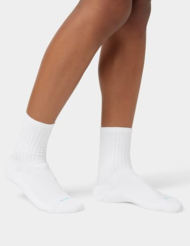 HUE Women's Air Cushion Crew Sock 3 Pair Pack4