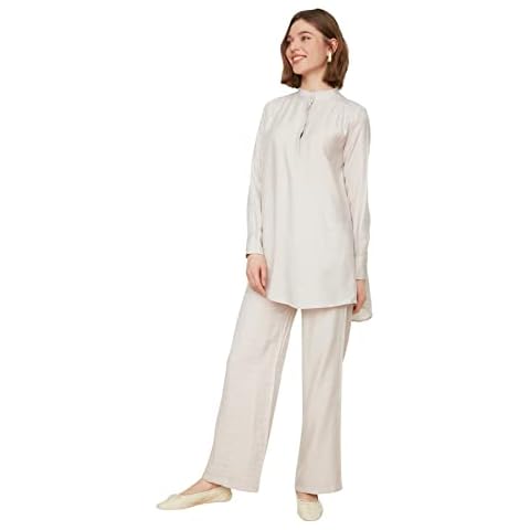 Trendyol Women's Cream Modest Two-Piece Set Cover