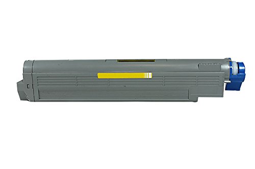Toner jaune compatible 43837121 pour grande capacité d'impression laser