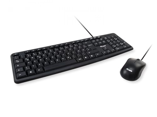 Combo Keyboard + Mouse USB EQUIP LIFE Black