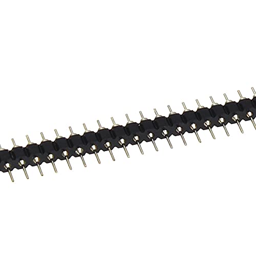 10pcs 2.54mm Connector Round Hole Row Needles 140 Round The Needle Male Head 1x40P Gold Plated Single Row