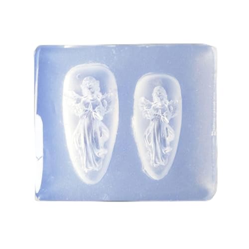3D Mini Angel Series Mould Sculpture Stamping Plate Silicone Nail Carving Mold