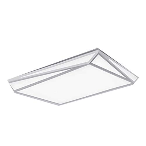 Plafonnier LED au design créatif blanc structure premium en aluminium L45cm L60cm