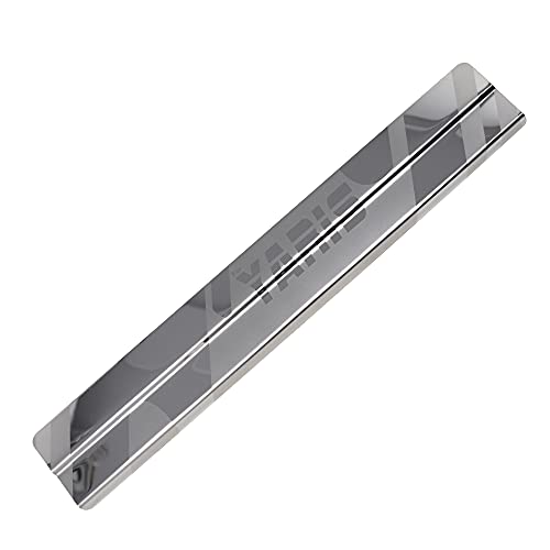 Image of Galio Car Footsteps Scuff Plate Sill Guard Stainless Steel (After-Market) Compatible with Yaris (2018-2021) Yaris