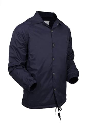 Men’s Coaches Jackets Water-Resistant Windbreaker2