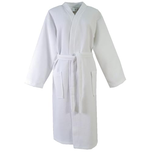 10XDIEZ Albornoz kimono nido de abeja