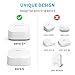 Wall Mount Holder for eero 6 and for eero 6+ Router Mesh Wi-Fi System – No Messy Wires, Space-Saving Outlet Wall Mount Holder for eero 6 Plus Extender, Stand Bracket for eero 6+ (White-3pcs)