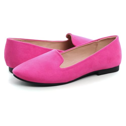 Stunner Women's Flats Classic Candy Colored Cute Slip On Ballet Shoes Soft Solid Dress Flat Shoes4