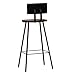 sofutoo Charming 3-Piece Bar Set for Inviting Gatherings, Stylish Solid Reclaimed Wood & Sturdy Steel, Retro Industrial Design