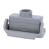 Verschraubung PG16 Klemmbereich 8,0mm - 14,0mm 1 Easy Lock Verriegelungsbügel Schutzart IP65|Verschraubung PG16 Klemmbereich 8,0mm - 14,0mm 1 Easy Lock Verriegelungsbügel Schutzart IP65Han 16A Kupplungsgehäuse niedrig, 1xPG16 gerader Kabelabgang, mit 1 Längsbügel Verschraubung PG16 Klemmbereich 8,0mm - 14,0mm