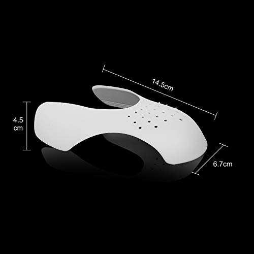 Comfowner Shoe Shields Crease Protectors Toe Box Decreaser Prevent Shoes Crease Indentation Anti-Wrinkle Shoes Creases Protector Men\'s 7-12/ Women\'s 5-8(4pair)
