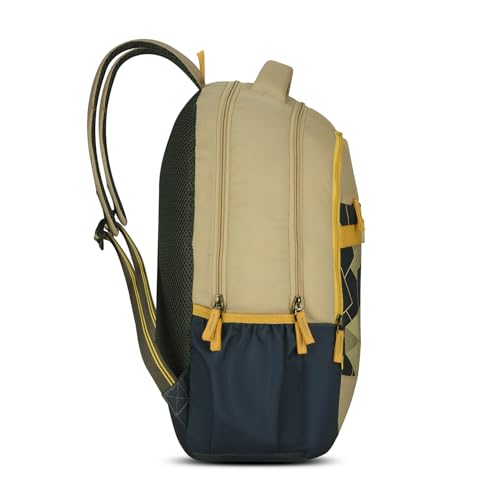 Image of Aristocrat Buzz Casual Backpack 30L | 3 Compartments with Quick-Access Front Pocket | Padded Shoulder Straps & Side Bottle Holders | Office & Travel Backpack for Men & Women