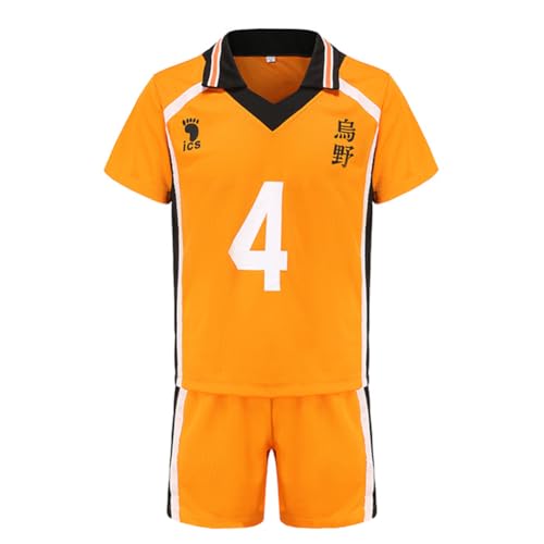 Jiumaocleu Haikyuu Cosplay Kostüm Hinata Shoyo Cosplay Outfit Shirt Shorts Karasuno High School Team Volleyball Uniform Anzüge Trainingsanzug für Jugendliche Erwachsene Jiumaocleu Haikyuu Cosplay Kostüm Hinata Shoyo Cosplay Outfit Shirt Shorts Karasuno High School Team Volleyball Uniform Anzüge Trainingsanzug für Jugendliche Erwachsene