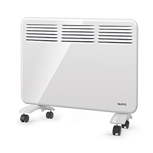 Supra QUICKFIX 1500 - Thermoconvecteur, radiateur électrique, adapté aux salles de bains, programmable, installation murale ou roulettes, température...
