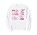 Funny Goose Striped One School Year Later I'm Fine Teacher Sweatshirt