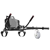 kart Compatible con Múltiples Tamaños, Chasis y Manillar Ajustables, con Ruedas Giratorias y Sistema de Amortiguación, Seguro y Duradero, Adecuado para Todas las Edades