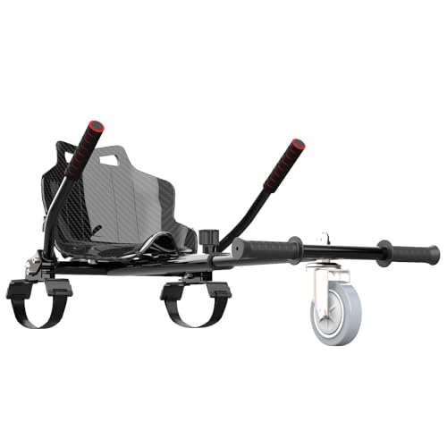 Hoverboard bambini offerte dai 7 ai 14 anni di età. Il regalo perfetto. 64 Kart Compatibile con Modelli da 6,5 a 10 Pollici, Telaio e Manubrio Regolabili, Ruote Orientabili e Sistema di Ammortizzazione, Sicuro e Durevole, Adatto a Tutte le Età