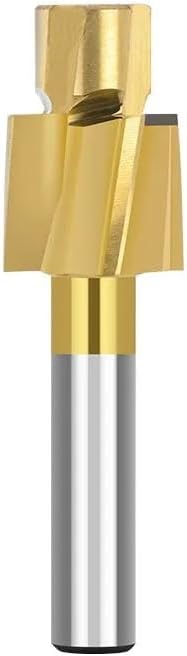 WZFCPilot Slotting Tool Bit Counterbore End Mill HSS Milling Cutter For Metal Milling Pilot Hole Counterbore Cutter,M4.2x7.4x6x50