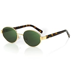Gold Frame/Dark Green Lens