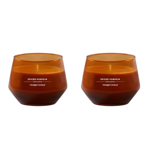 Yankee Candle Studio Candle with Essential Oils, Spiced Pumpkin, 10
