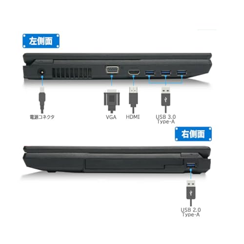 undefined 【整備済み品】高性能ビジネスモデルFUJITSU LIFEBOOK A748 ■ 15.6型フルHD(1920x1080) - 第8世代Core i5 プロセッサー - メモリ 16GB - SSD 1TB - WiFi&Bluetooth - Webカメラ内蔵 - MS Office 2019 - Win11搭載 (整備済み品) の商品画像 3