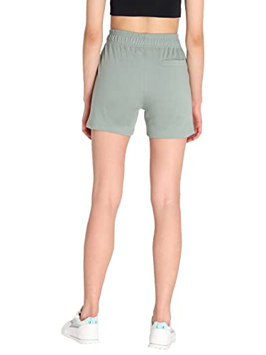 Image of CHKOKKO Women's Regular Cotton Regular Fit Plain Shorts for Women