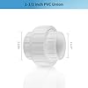 Amazon.com: LESSO 1-1/2 inch PVC Female Thread Union PVC Coupling ...