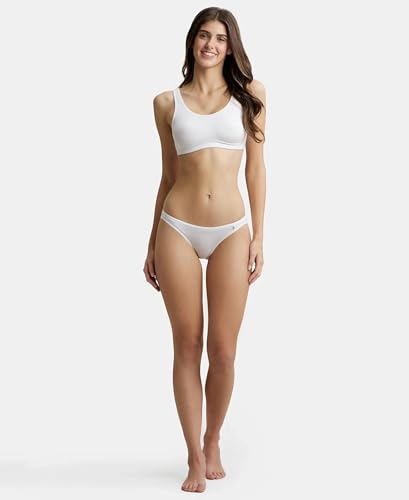 Image of Jockey SS02 Women Super Combed Cotton Elastane Stretch Low Waist Bikini