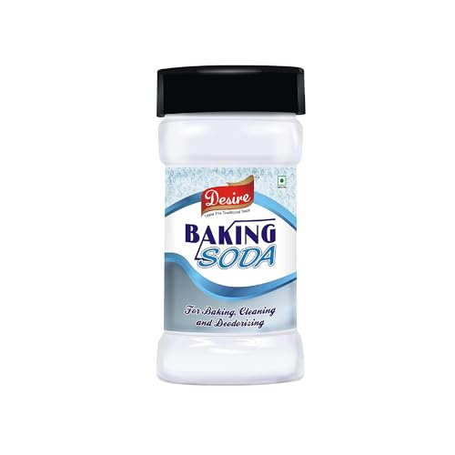 Image of Desire Baking Soda 100g | Premium Food Grade & 100% Pure Sodium Bicarbonate | Multipurpose Powder for Baking Cakes, Natural Cleaner, and Odour Remover