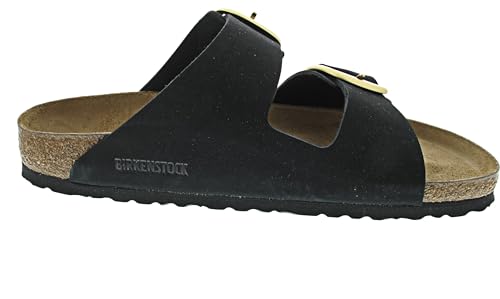 Image of BIRKENSTOCK Arizona Big Buckle 1023290 Sandals Black Nubuck N