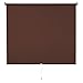 Produktbild Verdunkelungsrollo Springrollo Mittelzugrollo 13 Farben klemmfix Rollo ohne Bohren Breite 62-202 cm Höhe 180 cm Fenster Vorhang blickdicht verdunkelnd klemmbar Klemmträger (62 x 180 cm / Braun)