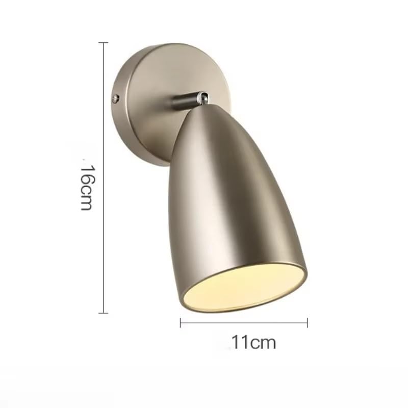 Nowoczesna lampa ścienna do wnętrz, regulowane oświetlenie LED, dekoracja sypialni, lampka nocna, nowoczesna lampa ścienna