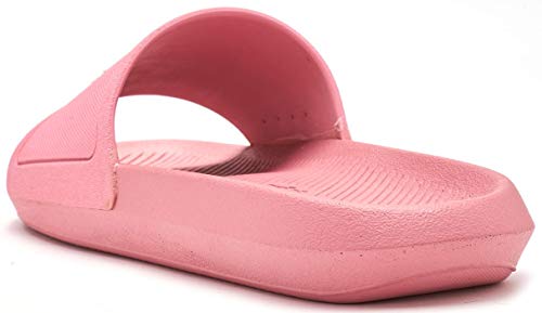 Chinelo Lacoste Croco Slide Feminino Rosa/Branco 37
