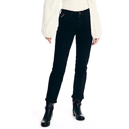 Nautica Women's Jeans Co. Sustainably Crafted Mid-Rise Straight Denim