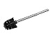 Produktbild WENKO WC-Bürste Change Polaris mit Edelstahlstiel - Ersatz-Toilettenbürste inklusive 2 Bürstenköpfe, Edelstahl rostfrei, 8 x 35.5 x 8 cm, Glänzend