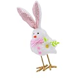 TEMOOUES ラブリーフランネル布鳥の置物 素敵なぬいぐるみ 鳥の像 ホリデーデコレーション用 ハンドメイド ホリデークラフト