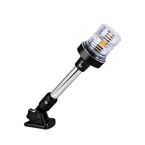 Luz de senal de navegacion plegable con tecnologia LED de 360 grados y base para yates