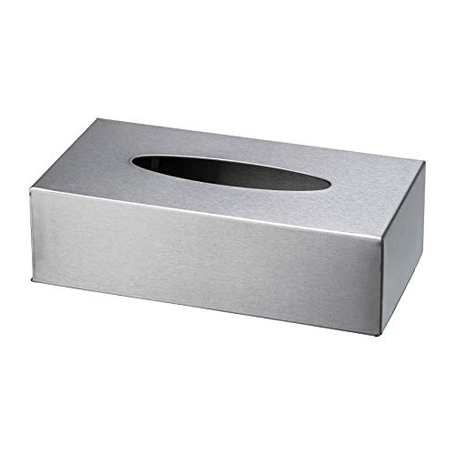 Home Creation Bathroom Hygienebox Kosmetiktücherbox Rostfrei Hochwertige Edelstahl Anti-Fingerabdruck horizontal/vertikal Wandbefestigung o. Freistehend für handelsübliche Kosmetiktücher