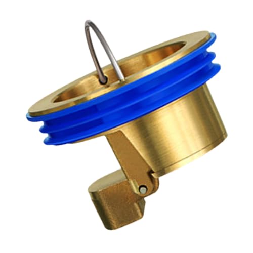 SEWACC Noyau De Vidange En Cuivre Anti Odeur Avec Clapet Anti Refoulement Pour Salle De Bain Et Cuisine 1 PièCe 4.3X3.3Cm