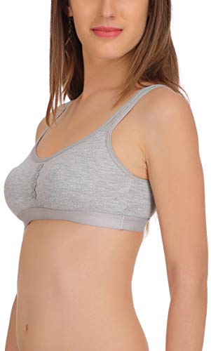 Image of FIMS - Fashion is my style Women's Lycra & Cotton Non Padded Non-Wired Sports Bra (Pack of 3)