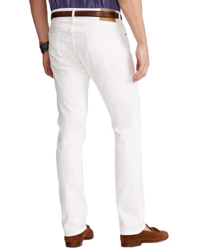 POLO RALPH LAUREN Men's Varick Slim Straight Fit Jeans (42W x 32L, Hudson White)2