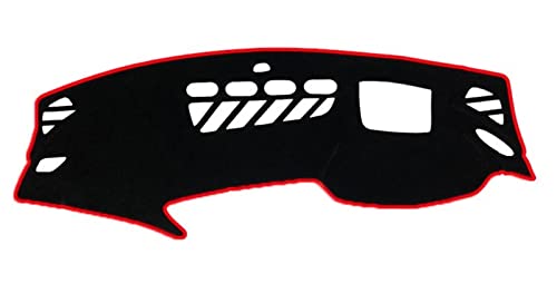 Parasol de 2 capas antideslumbrante para salpicadero Audi A7 RHD borde rojo
