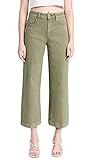 PAIGE Women's Anessa Jeans, Vintage Mossy Green, 23