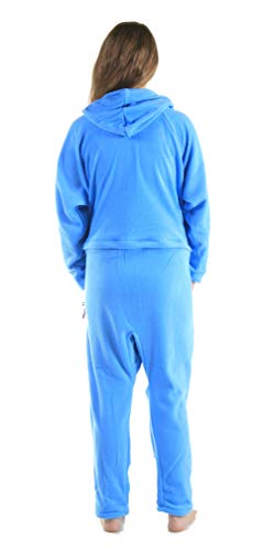 Image of Forever Lazy Footed Adult Onesies, One-Piece Pajama Jumpsuits for Men and Women, Unisex. with Detachable Feet.