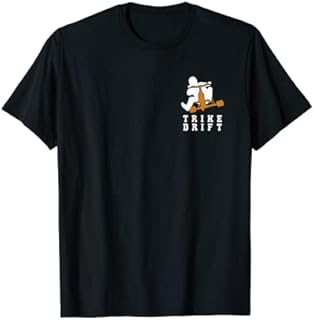 Trike Drift Logo Emblem Drifting Tricycle Drift Trike T-Shirt