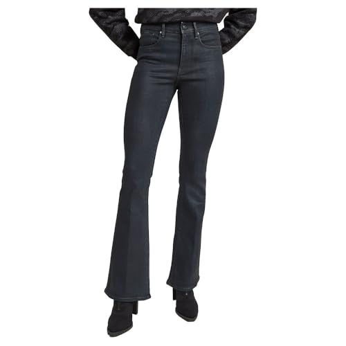 G-Star 3301 Flare Jeans Vaqueros, Azul Worn In Overdrive Cobler D21290-D634-G754 , 26w 30l Mujer G-Star 3301 Flare Jeans Vaqueros, Azul Worn In Overdrive Cobler D21290-D634-G754 , 26w 30l Mujer