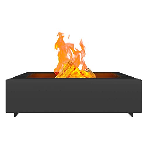 kratki Fire Erizo Gartenfeuerschale freistehend, viereckig, Abmessungen B40...