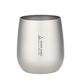 Ultraleicht Doppelwand Isoliertes Wasserbecher Tasse für Camping im Freien Camping -Wanderwanderung Home Office 120 ml Bau Leichtes leichtes Getränkebehälter