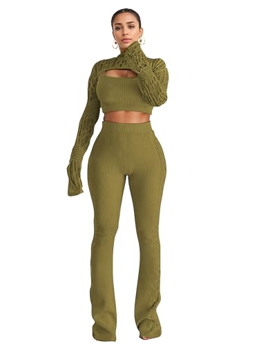 Zoctuo Sexy Two Piece Jumpsuit Outfits for Women Dressy, Going